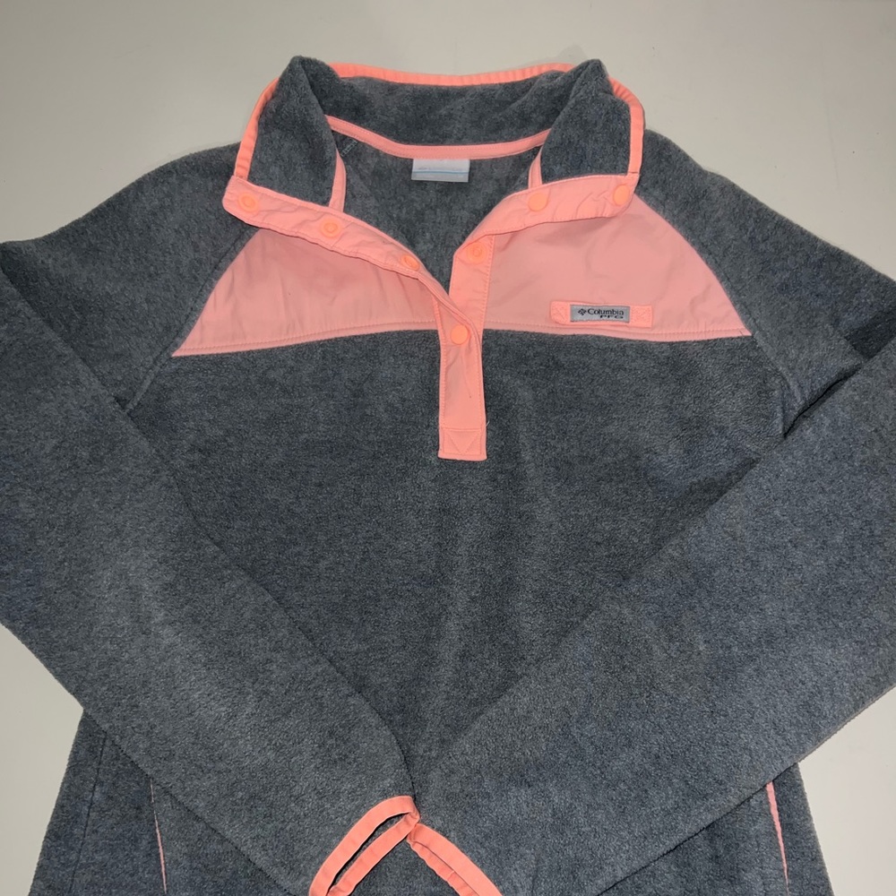 Columbia PFG fleece 1/2 button up jacket - size M - very good condition